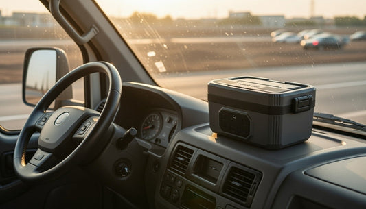 Elektrische Lunchbox HotBox im LKW und Auto – Warmes Mittagessen für LKW-Fahrer und Aussendienst ohne Mikrowelle