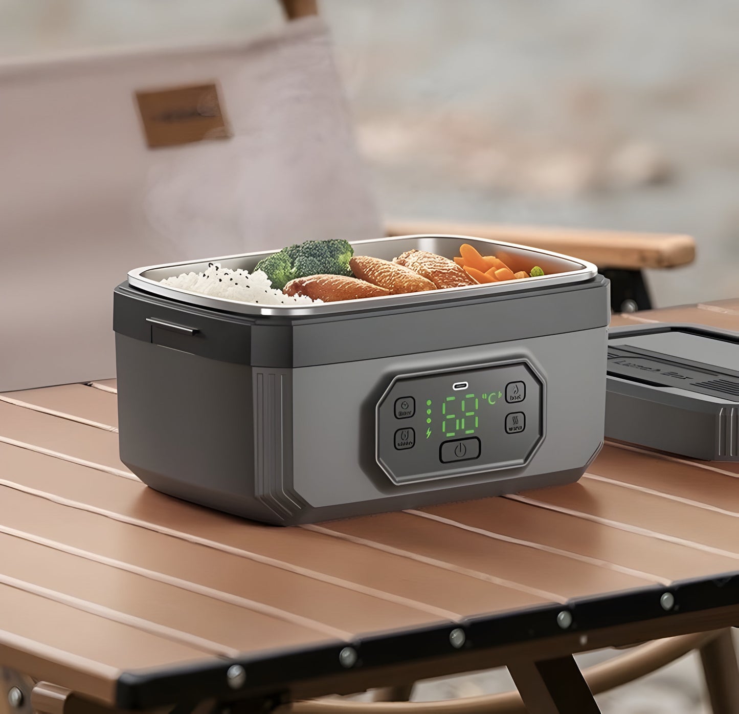 Elektrische Lunchbox kabellos HotBox Schweiz schwarz 1600ml