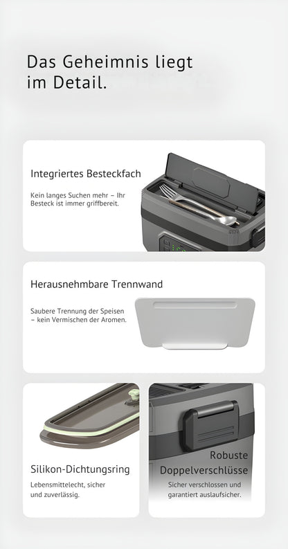 Auslaufsichere Lunchbox Dichtung für Suppen und Saucen